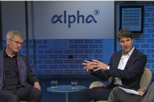 Christoph Egle im Gespräch in der Sendung Faszination Forschung auf ARD-Alpha